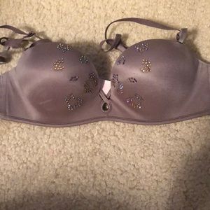 Victoria Secret Tan/plum bombshell 32AA bra